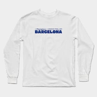 The Champions of London Final 2011; Barcelona Long Sleeve T-Shirt